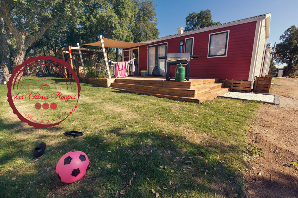 camping chênes rouges mobilhome rubis premium confort double terrasse