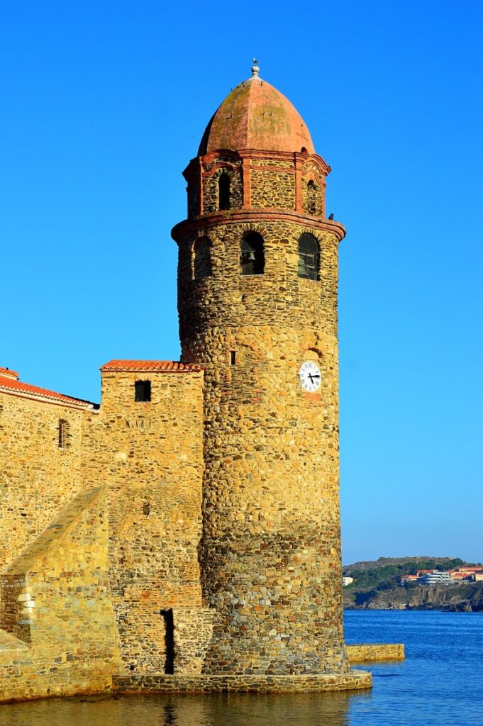photo_collioure_clocher_mer_méditerranée