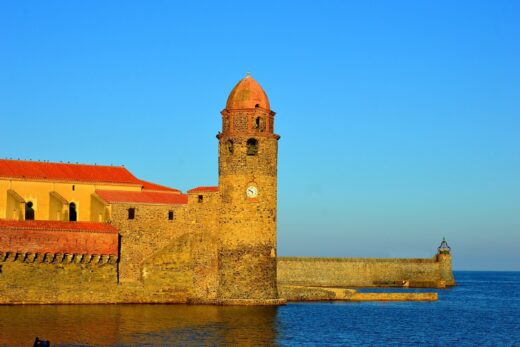 Photo_baie_collioure_clocher_vue_chateau