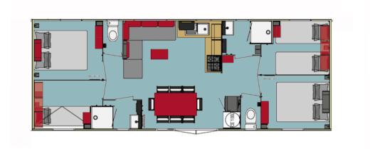 Bordeaux – Mobilhome Premium 8 personnes