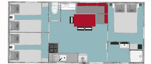 Carmin – Mobil home confort 6 personnes
