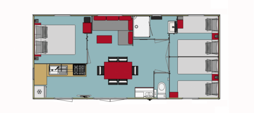 Rubis – Mobil home Premium 6 personnes